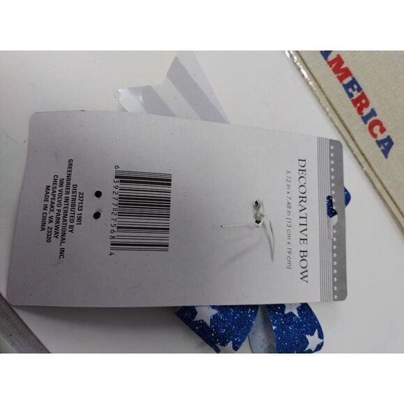 4th of July Decorations Garden Flag Decorative Ribbon And Party Favor Bags USA - Picture 8 of 8